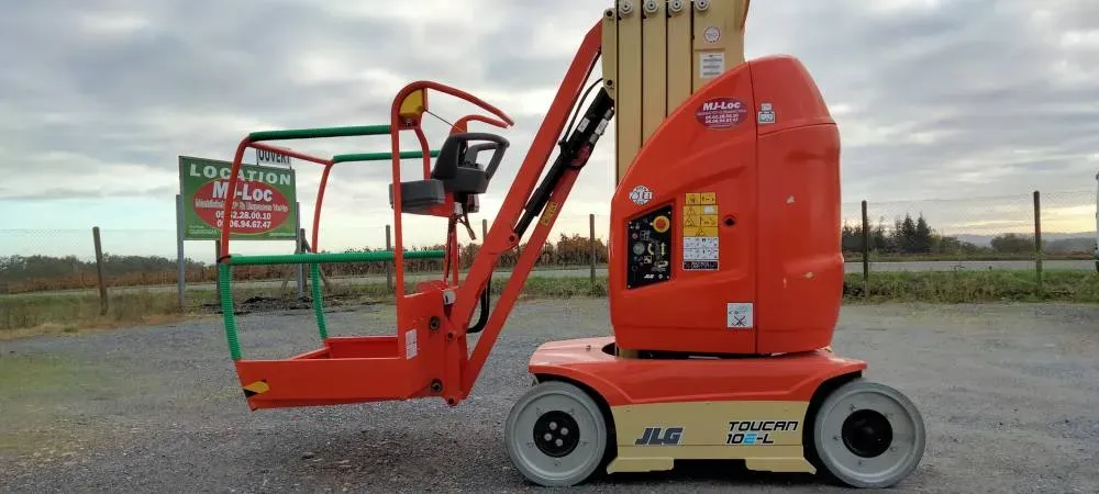 Nacelle électrique 10 mètres JLG 2 roue blanche